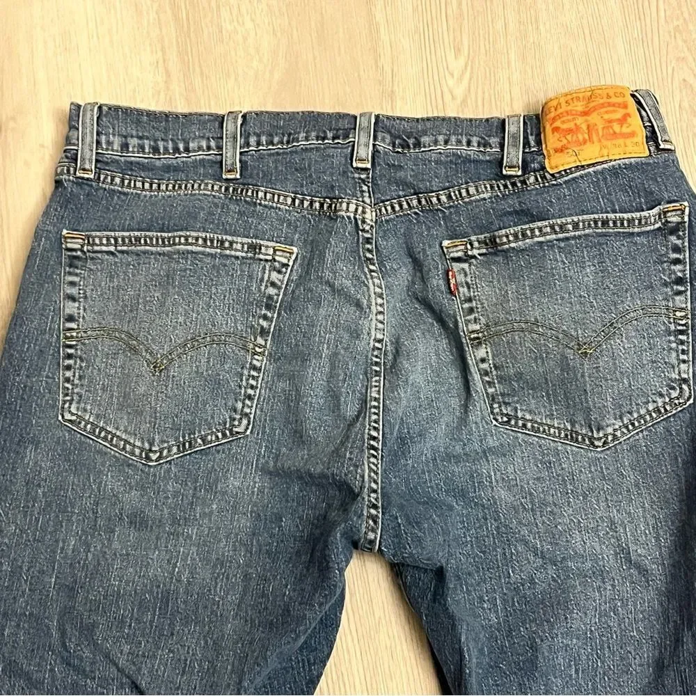 Levi’s 505 Regular Fit Jeans Glowing - Medium Wash - Stretch Size W38 x L30